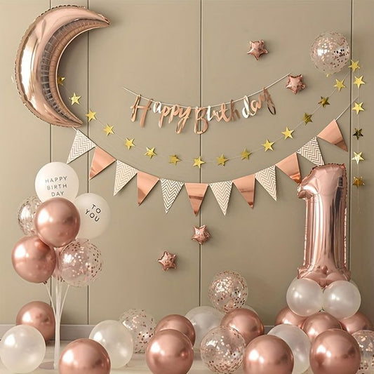 Moon &stars  balloons set